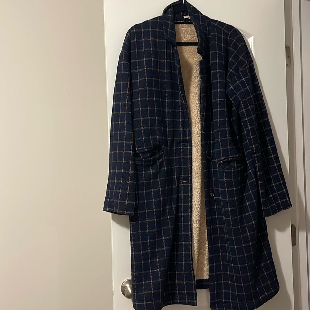 Mystree fur lined trench coat